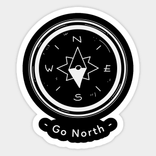 Go North Sticker